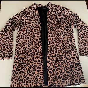 Leopard Blazer